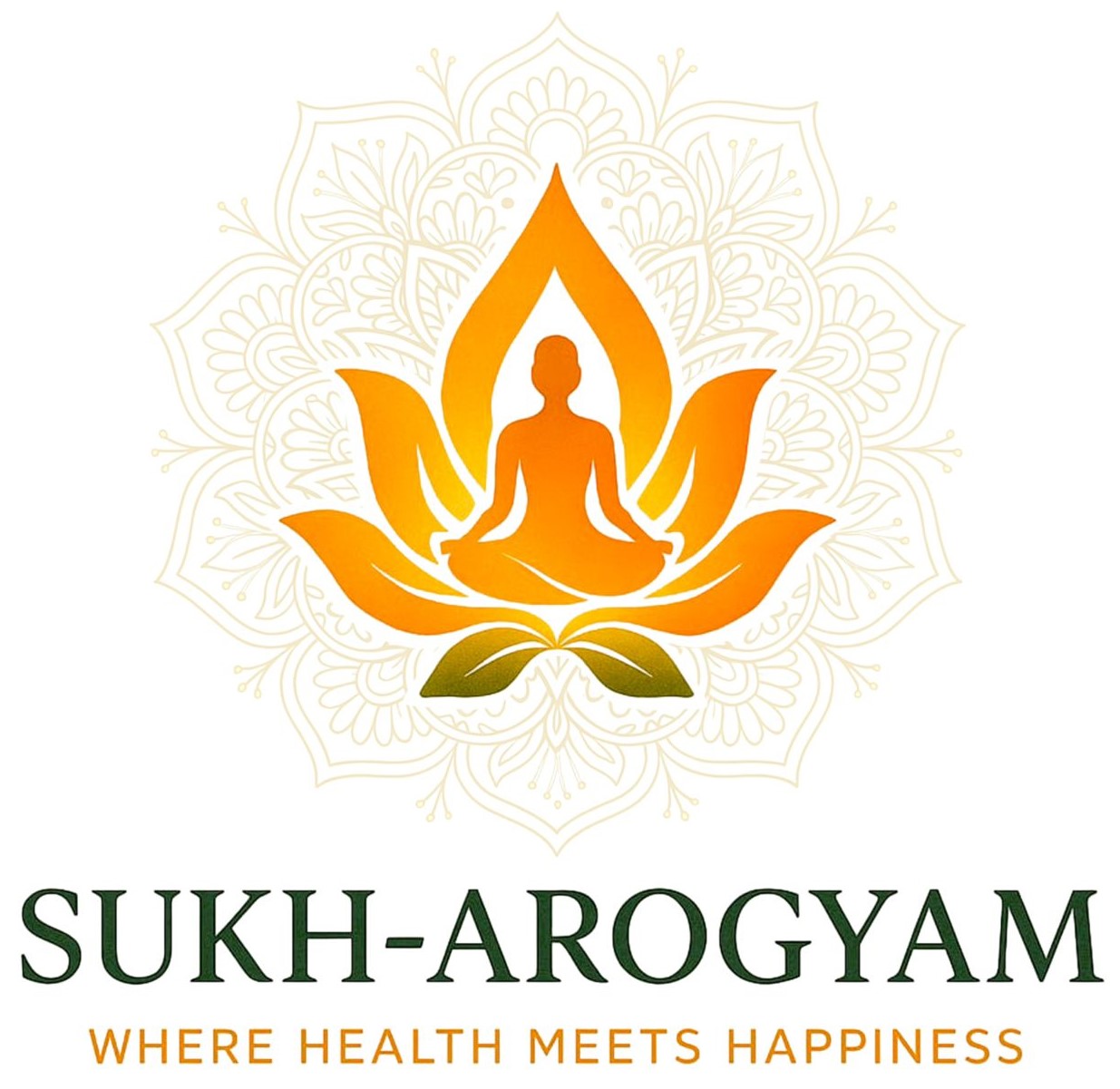 Calm Ayurvedic setting with natural elements